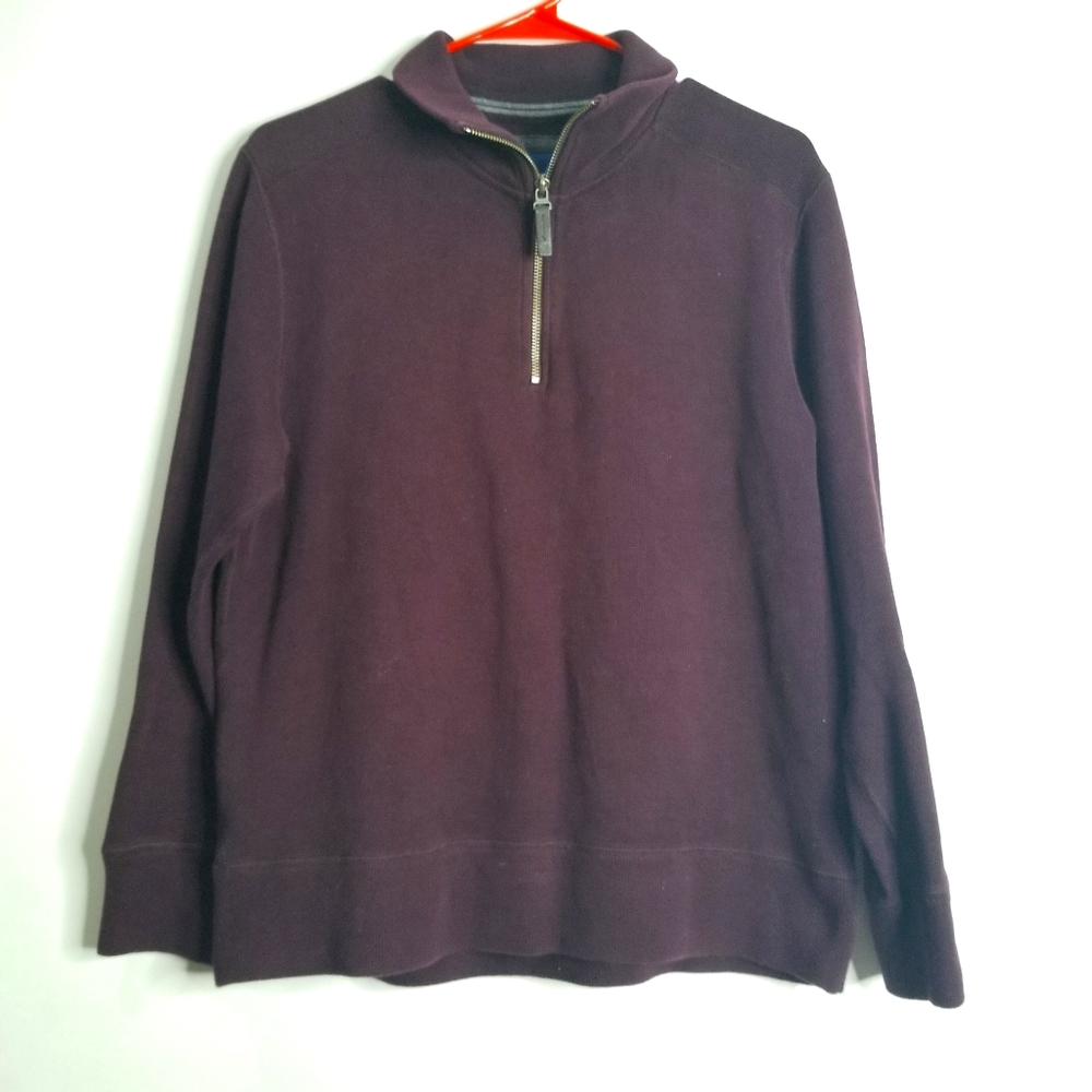 Martin + Osa 1/4 Zip Maroon Sweater Size S